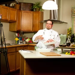 Creative Cuisine Catering - Chef Eric preparing for the Chefs in The City Shoot