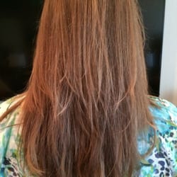 Kut N Up - Here's one pic of my extensions after she cut them. She blended them in very well and made them less choppy. Thanks, Kris!!