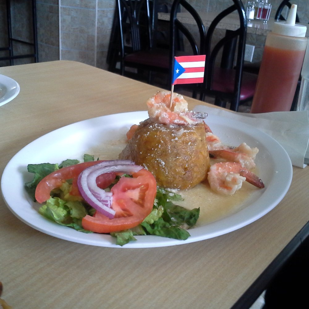 Taino's Kitchen - Monfungo !!! Yummy :) The shrimp was juicy and tasty - Puerto Rican Near Me - Newark, New Jersey Taino's Kitchen - Monfungo !!! Yummy :) The shrimp was juicy and tasty - Puerto Rican Near Me - Newark, New Jersey