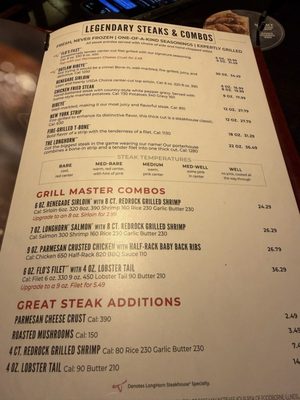 Menu photo 1 LongHorn Steakhouse Sugar Land, TX