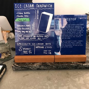 Mister - daily menu - Ice Cream & Frozen Yogurt Near Me - Vancouver, British Columbia Mister - daily menu - Ice Cream & Frozen Yogurt Near Me - Vancouver, British Columbia