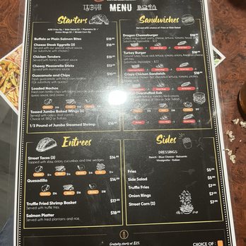 Salud - Main Menu - Sports Bars Near Me - Baltimore, Maryland