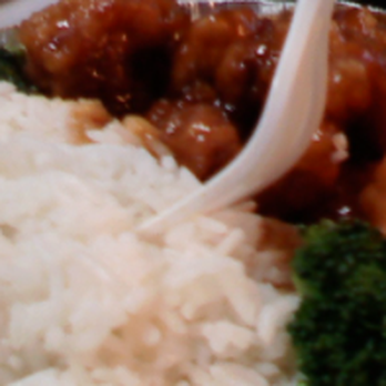 Main Moon Chinese Restaurant - general tso and steamed white rice with broccoli...yum! - Chinese Near Me - Stone Mountain, Georgia