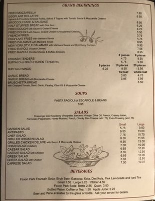 Menu photo 1 Grand Apizza Guilford Guilford, CT