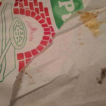 Burt's Place - Bagged extra large pizza!??  LAME!!  Oh and of course the grease soaked right through the bag.  DOUBLE LAME! - Pizza Near Me - Morton Grove, Illinois