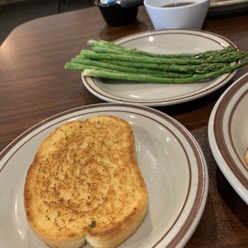 Tim's Kitchen - Garlic bread and asparagus - American Near Me - Orting, Washington Tim's Kitchen - Garlic bread and asparagus - American Near Me - Orting, Washington