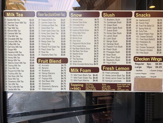 Menu photo 8 Boba Ninja Berkeley, CA