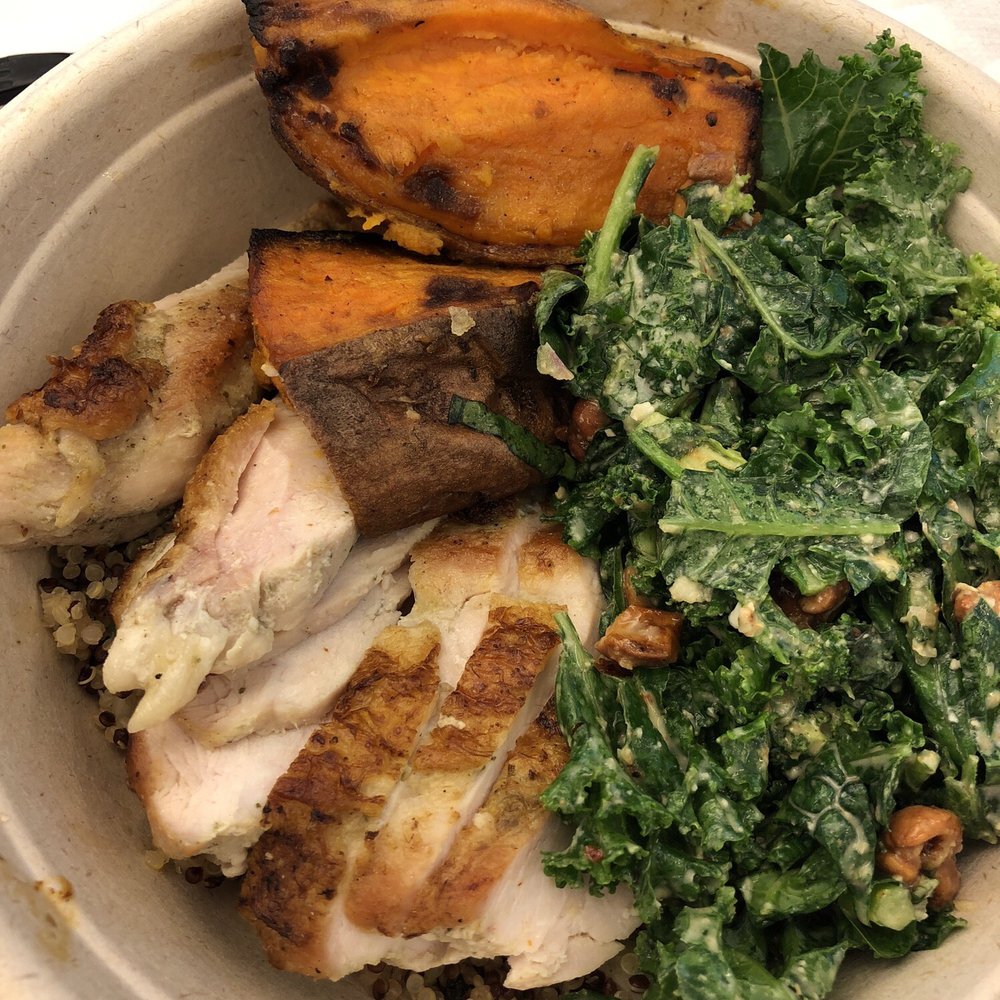 Dig Inn - Chicken breast, cashew kale Cesar, sweet potato - New American Near Me - New York, New York Dig Inn - Chicken breast, cashew kale Cesar, sweet potato - New American Near Me - New York, New York