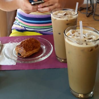 Frenchies Cafe - Iced coffee and chocolate pastry...a great way to start the day! - French Near Me - Key West, Florida Frenchies Cafe - Iced coffee and chocolate pastry...a great way to start the day! - French Near Me - Key West, Florida
