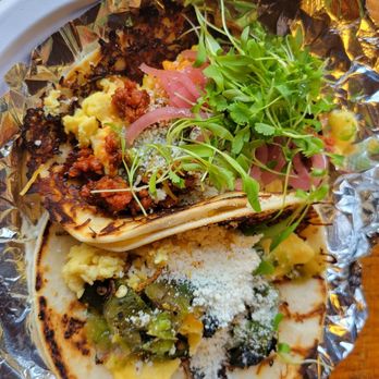 Good Morning Breakfast Tacos - Heuveus Rancheros & Smoky Pablano - Tacos Near Me