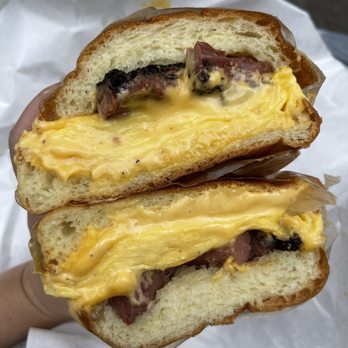 Frankel's Delicatessen - Pastrami egg cheese on the roll - Delis Near Me - Brooklyn, New York Frankel's Delicatessen - Pastrami egg cheese on the roll - Delis Near Me - Brooklyn, New York