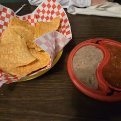 Maria's Mexican - Free chips with salsa and bean dip