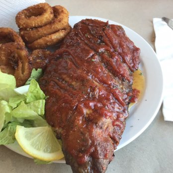Happy George - Half rack of ribs - Barbeque Near Me - Annapolis, Maryland Happy George - Half rack of ribs - Barbeque Near Me - Annapolis, Maryland