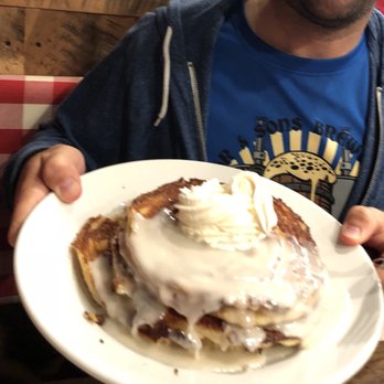 Frizzle Chicken Cafe - Cinnamon Roll Pancakes - Breakfast & Brunch Near Me - Pigeon Forge, Tennessee Frizzle Chicken Cafe - Cinnamon Roll Pancakes - Breakfast & Brunch Near Me - Pigeon Forge, Tennessee