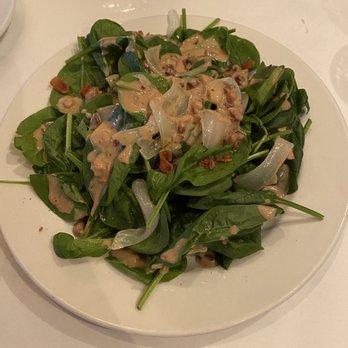Caffe Itri - Warm spinach salad - Italian Near Me - Cranston, Rhode Island