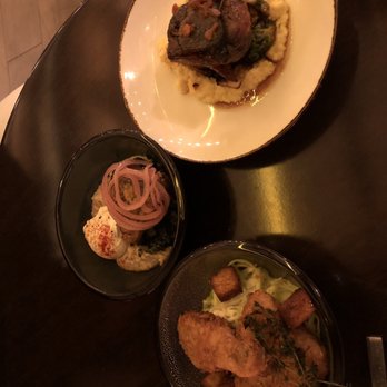703 bar + kitchen - Country Fried Steak, Buttermilk Fried Aryshire Farm Chicken and Cider Braised Pork Osso Buco - Bars Near Me - Fairfax, Virginia