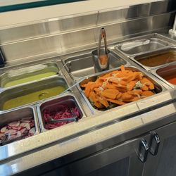 Victorico's Mexican Food - Dine in topping bar.