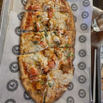 The Starving Rooster - Spicy Pork Belly flatbread - Pizza Near Me - Minot, North Dakota The Starving Rooster - Spicy Pork Belly flatbread - Pizza Near Me - Minot, North Dakota