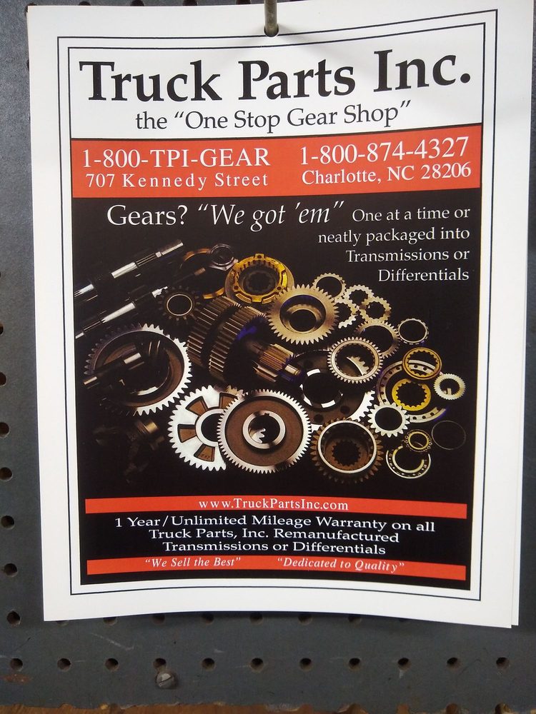 TRUCK PARTS Updated August 2024 707 Kennedy St, Charlotte, North
