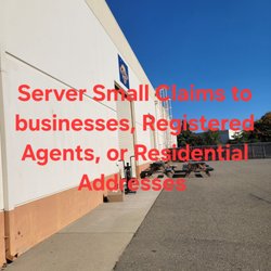 Process Server Today - We server Small Claims to a business address, registered agent, or residential address. Call us today.
