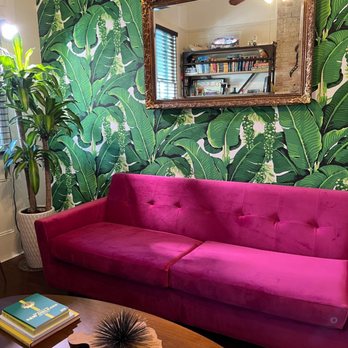 Joybird - Hughes sleeper sofa in Royal berry - Furniture Stores Near Me - Brooklyn, New York