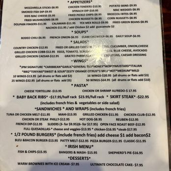 JP Mulligans Restaurant & Pub - Menu - Sports Bars Near Me - Pembroke Pines, Florida JP Mulligans Restaurant & Pub - Menu - Sports Bars Near Me - Pembroke Pines, Florida