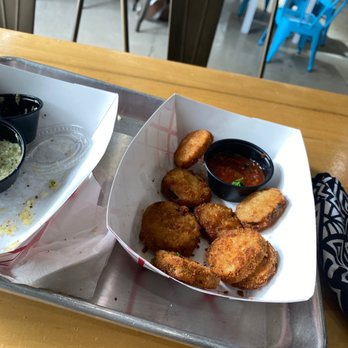 Ziba's Bistro - Fried pickles:) - Seafood Near Me - Louisville, Kentucky