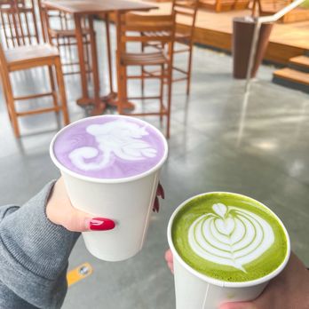 1 Oz Coffee - Ube Latte & Matcha Latte - Caterers Near Me - Santa Clara, California 1 Oz Coffee - Ube Latte & Matcha Latte - Caterers Near Me - Santa Clara, California