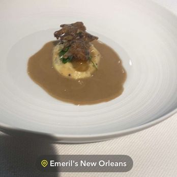 Emeril's - Jeruselum artichoke pome puree - New American Near Me - New Orleans, Louisiana Emeril's - Jeruselum artichoke pome puree - New American Near Me - New Orleans, Louisiana