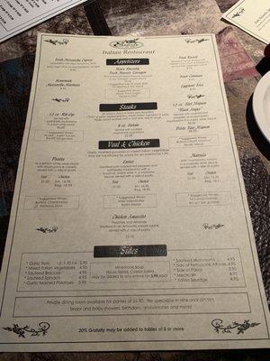 Menu photo 7 Enrico's Italian Restaurant Young Harris, GA