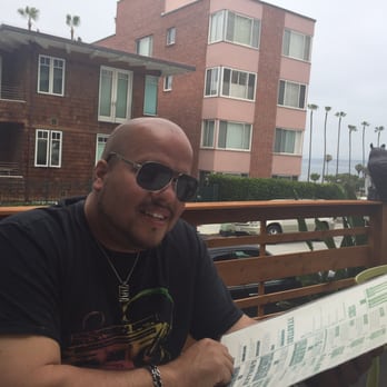 Cody's La Jolla - My fiancé Miguel in front of our wonderful brunch view. - Breakfast & Brunch Near Me - La Jolla, California