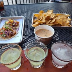 Vatos Tacos & Tequila - Queso and chips