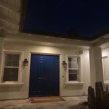 Exacto Line Painting - Blue door complete - Painters Near Me