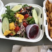 Photo of Tioga Gas Mart & Whoa Nellie Deli - Lee Vining, CA, United States. Side salad