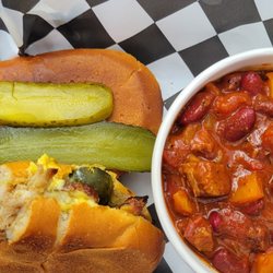Moose & Squirrel Bistro - Cuban Sammie with spicy chili side