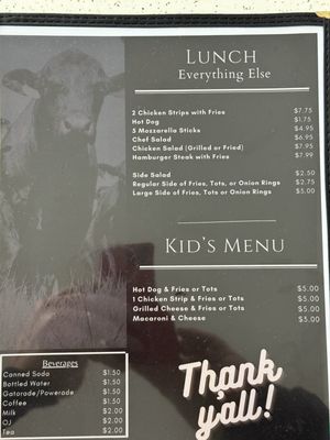 Menu photo 1 Stockyard Cafe Crossville, TN