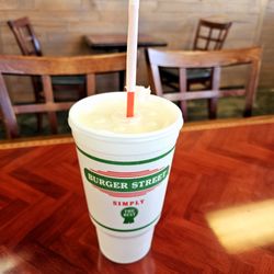 Burger Street - Vanilla milk shake.