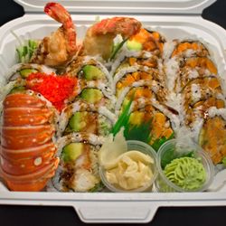 Oyabong Sushi - Lobster Roll + Big Yam Roll