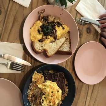 Sunnies Cafe - Caramelized spam bowl; truffle scramble - Breakfast & Brunch Near Me - Taguig, NCR Sunnies Cafe - Caramelized spam bowl; truffle scramble - Breakfast & Brunch Near Me - Taguig, NCR