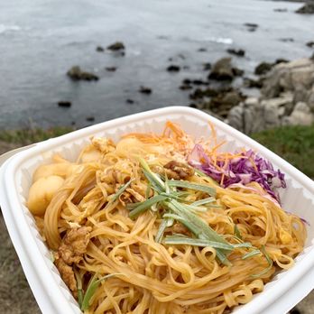 Siamese Bay Restaurant - Pad Thai with scallops - Thai Near Me - Monterey, California Siamese Bay Restaurant - Pad Thai with scallops - Thai Near Me - Monterey, California