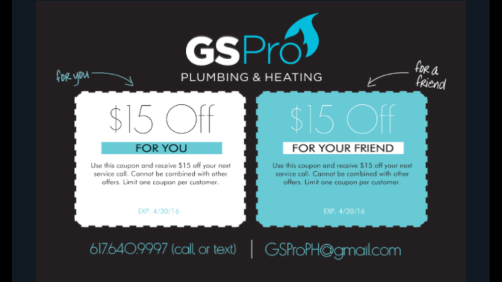 Slide of GS Pro Plumbing & Heating