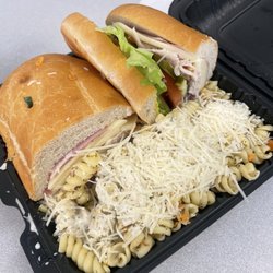 Trolley Stop Deli - Italian stallion with pasta salad