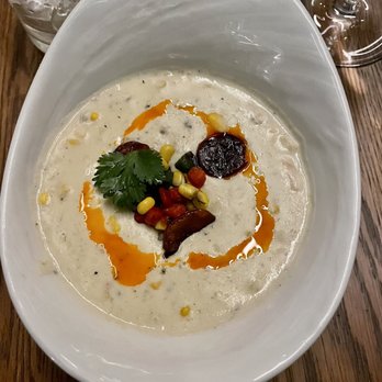 Dynamite Woodfire Grill - Corn and Hatch Chili Chowder - American Near Me - Omaha, Nebraska