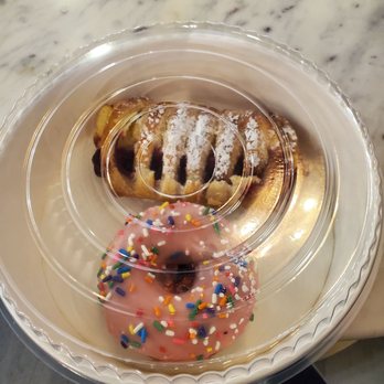 Cafe Lola - Vegan bday cake donut and cherry cheese danish - Cafes Near Me - Henderson, Nevada Cafe Lola - Vegan bday cake donut and cherry cheese danish - Cafes Near Me - Henderson, Nevada