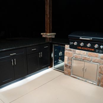 Lawrence Construction Services - Enhance your outdoor living area with a pergola and outdoor kitchen that adds style and function. - Decks & Railing Near Me - Azle, Texas