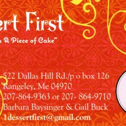 Dessert First