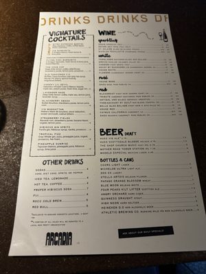 Menu photo 2 The Vig Arcadia Phoenix, AZ