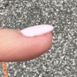 Regal Nails, Salon & Spa - Closer up image of how she filed the nail off