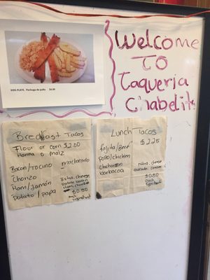 Menu photo 5 Taqueria Chabelita Houston, TX