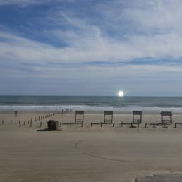 Beach view from the office. Beach view from the office.